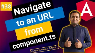 Navigate to a URL from component file | Angular Tutorial