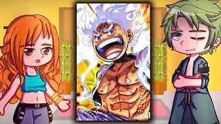 👒Straw Hat Pirates React To Luffy/Gear 5🍖// One Piece // Gacha React