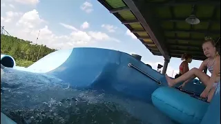 Blue Whanau Way water slide at Aquatica Orlando
