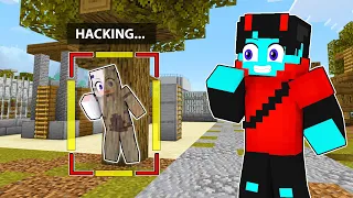 Using HACKS to Cheat In Minecraft Hide and Seek!