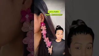 DIY Hair Accessory 😱 #crafteraditi #diy #youtubepartner #handmade #hairaccessories @CrafterAditi