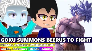 Beyond Dragon Ball Super Gokus Angelic form & Beerus Vs Strongest Tekira TikTok,Kakumei,Manga,Gacha!