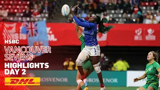 France and Ireland play out nail biting Quarter Final! | Day 2 Vancouver Highlights