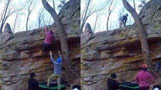 Bouldering the gunks / New Paltz NY