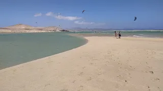 Фуэртевентура.Самый красивый пляж на Канарах. Fuerteventura. The most beautiful beach in the Canary