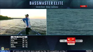 2017 Bassmaster LIVE at Toledo Bend Saturday Part 1