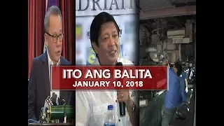 UNTV: Ito Ang Balita (January 10, 2018)