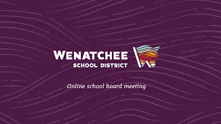 Wenatchee School District Board Workshop 10-16-23 1:00. PM