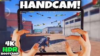 iPad Air 4 PUBG test HDR + Utra 45 Fps in Bootcamp🔥Handcam Gameplay | PUBG Mobile