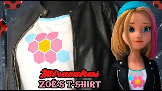 Miraculous Ladybug and Cat Noir - DIY - Zoé's t-shirt