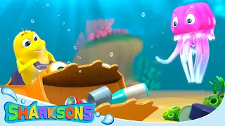 Jelly Jellyfish! | Videos for Kids | Nursery Rhymes & Kids Songs | The Sharksons