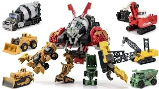 Transformers Movie 2 ROTF Supreme Construction Devastator 6 Vehicle Combine Robot Car Toys
