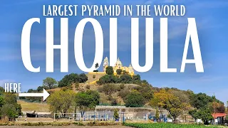 The Largest Pyramid In The World, Still Buried - Cholula Pyramid- Central Mexico
