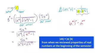 Derivatives of Inverse Trig Functions