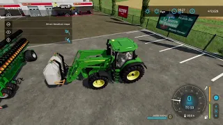 Fazendo a rolagem do nosso campo e como reabastecer nossa semeadeira/Farming Simulator 22