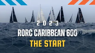 The Start of the 2023 RORC Caribbean 600