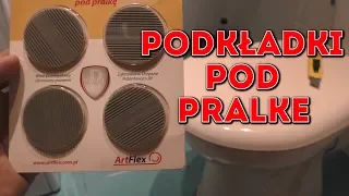 Co zrobić gdy pralka nam ucieka? Przesuwająca się pralka. Podkładki Artflex #Majster Amator odc.30