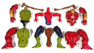 Merakit Mainan Marvel Spider-Man,Hulk Smash Avengers, Siren Head toys,Hulk Buster Superhero Toys