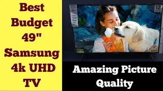 Best Budget 49"  Samsung 4k UHD TV | 2018 | Samsung NU7100 4k Smart TV indepht review