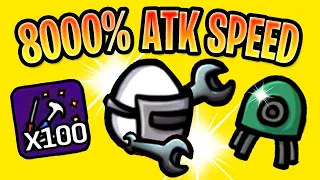 8000% Attack Speed Turrets! | Brotato Modded