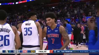 Dallas Mavericks vs Detroit Pistons OT Game Overtime Highlights NBA 2022