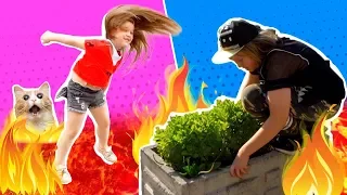 Пол это лава челлендж для Алисы 🔥 The Floor is Lava Challenge 😎/6+