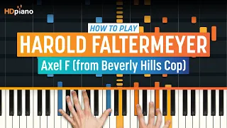 How to Play "Axel F" (Beverly Hills Cop) by Harold Faltermeyer | HDpiano (Part 1) Piano Tutorial