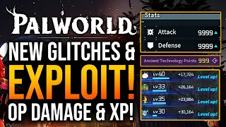 Palworld - 5 GLITCHES! OP DAMAGE & XP Glitch! PATCH 0.1.4.0!