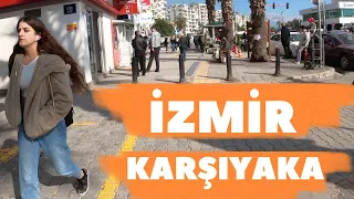 WALKING IN IZMİR TURKEY 2023 | KARŞIYAKA MARKET | 4k UHD