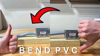 How to Bend PVC Electrical Conduit with a Heat Gun || Offset Bend