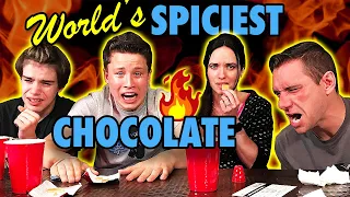 Eating the Spiciest Chocolate in the World! This Sucked! Taking the Choco Challenge