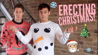 Screwing and Erecting a Black-Daley Christmas Part 1 | Tom Daley
