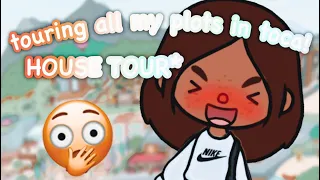 TOURING ALL MY PLOTS IN TOCA WORLD!😱😍