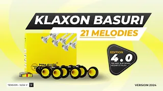 Klaxon Basuri 21 Melodies - Edition 4.0 Baby shark - 12/24 Volts