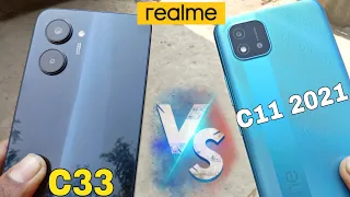 Realme C11 2021 VS Realme C33|Speed Test, app opening test, camera test|