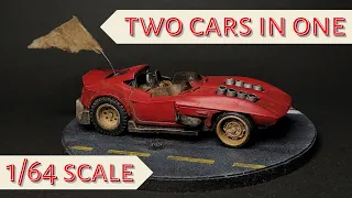 Custom GASLANDS build | two car hot wheels mash up