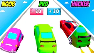 Draft Race 3D - NOOB vs PRO vs HACKER