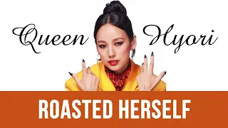 When queen Lee Hyori roasted herself 🤣🤣🤣