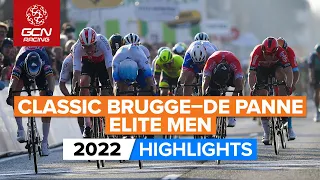 Sprinters Return To Battle In Belgium | Classic Brugge - De Panne 2022 Men's Highlights