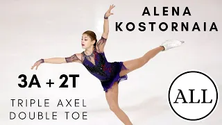 Alena KOSTORNAIA ALL TRIPLE AXEL DOUBLE TOES (3A + 2T)