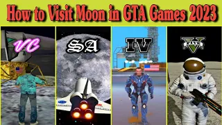 How To Visit Moon In GTA Games 2023 || Evolution In GTA Games 2023 ||