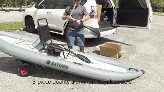 Saturn Inflatable Pedal Kayak FPK365