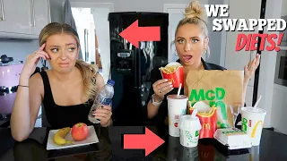 I swapped DIETS with my BESTFRIEND for 24hours!! ft Anastasia Kingsnorth!