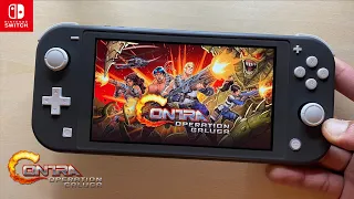 Contra: Operation Galuga Nintendo Switch Lite Gameplay