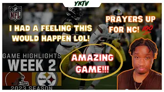 Browns vs Steelers Reaction | NFL Week 2 2023-2024 FULL GAME HIGHLIGHTS