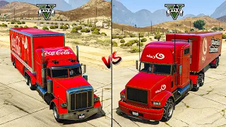 GTA 5 Coca-Cola Truck VS eCola Truck Trailer - Which is Best ? @twin.gaming @umbocars