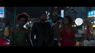 Black Panther - T'Challa, Okoye, and Nakia Casino Battle