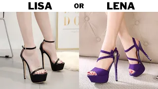 LISA OR LENA 💖✨ [high heels] 👠 which one do you like? 😍