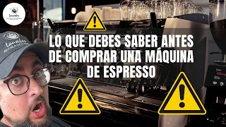 🤯LO QUE DEBES SABER 👉antes de comprar una máquina de espresso⚠️