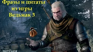 Witcher 3 funny dialogs! Ведьмак 3 Фразы и цитаты!